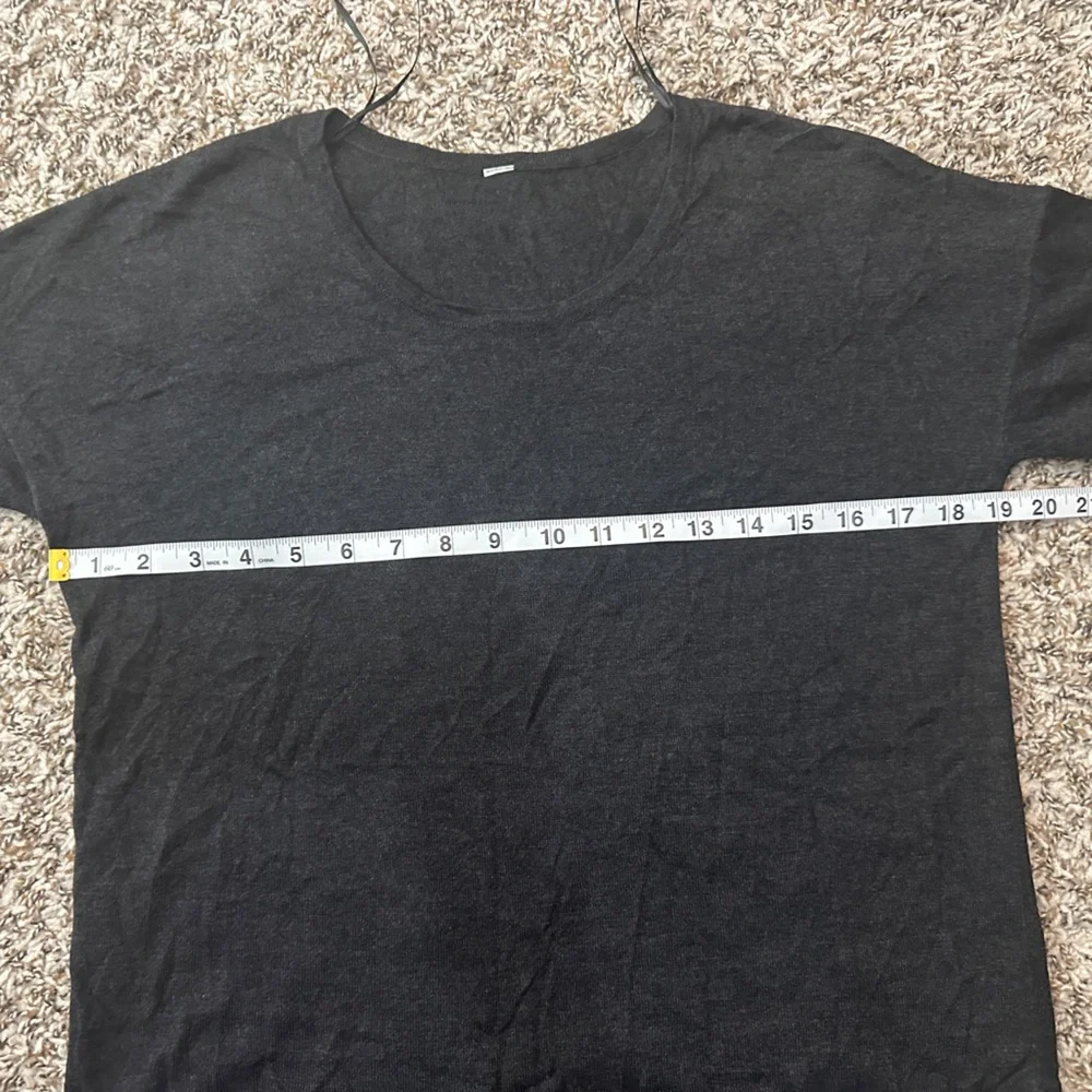 Lululemon Daya Knit Tee Women’s Heathered Black